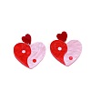 Acrylic Stud Earrings FS-WGE927B-06-2