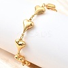 304 Stainless Steel Link Bracelets for Women BJEW-P354-01B-G-3