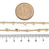 Brass Flat Round Pendant Necklaces NJEW-F329-02G-5