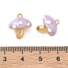 304 Stainless Steel Enamel Pendants STAS-Q119-23G-04-3