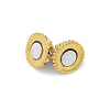 Rack Plating Alloy Magnetic Clasps with Loops PALLOY-F256-01A-G-4