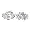 Non-Tarnish 304 Stainless Steel Connector Charms STAS-C066-04P-3