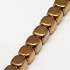 Electroplate Non-magnetic Synthetic Hematite Beads Strands G-J172-2x2mm-05-3