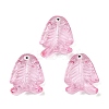 Transparent Glass Enamel Beads LAMP-U004-06R-1