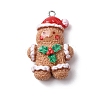Christmas Opaque Resin Pendants LS-RESI-A049-05A-1