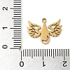 5Pcs 201 Stainless Steel Pendants STAS-B064-17G-3