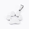Tarnish Resistant 304 Stainless Steel Pendants STAS-E481-02P-1