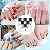 Transparent Glass Nail Polish Empty Bottle AJEW-GF0009-76B-02-5