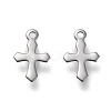 Non-Tarnish 304 Stainless Steel Tiny Cross Charms STAS-K195-16P-2