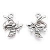 Tibetan Style Alloy Bee Pendants LS-TIBE-Q037-029-RS-1