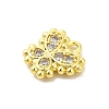 Real 18K Gold Plated Rack Plating Brass Micro Pave Cubic Zirconia Pendants Charms KK-S396-03C-2