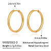 304 Stainless Steel Huggie Hoop Earrings for Women GR9460-2-1