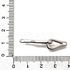 Brass Hook and S-Hook Clasps KK-S508-25P-3