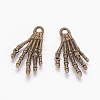 Tibetan Style Alloy Pendants TIBEP-5291-AB-FF-1