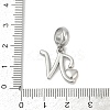 Brass European Dangle Charms KK-Z097-01N-GP-3