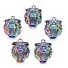 Rainbow Color Alloy Pendants PALLOY-N156-162-NR-1