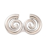 Brass Stud Earrings for Women EJEW-U015-13P-02-1