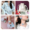 24Pcs 12 Style 3D Rose Organgza Lace Embroidery & Butterfly Ornament Accessories DIY-BT0001-48-8