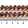 Synthetic Moonstone Beads Strands G-P528-J02-02-4