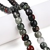 Natural African Bloodstone Beads Strands G-T138-150-1