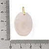 Natural Rose Quartz Pendants GG-CBA7610-06G-02-3