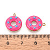 304 Stainless Steel Enamel Pendants STAS-T068-04B-3