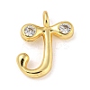 Rack Plating Brass Micro Pave Cubic Zirconia Pendants KK-A200-24G-J-1