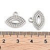 Non-Tarnish 304 Stainless Steel Pendant Rhinestone Settings LS-STAS-P364-01P-3