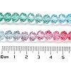 Transparent Painted Glass Beads Strands X1-DGLA-A034-T8mm-A11-3