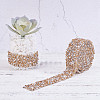 Glitter Resin Hotfix Rhinestone(Hot Melt Adhesive On The Back) OCOR-WH0052-01D-5