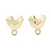 Spray Painted Alloy Stud Earrings Findings LS-FIND-I015-E02-3