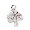 Brass Micro Pave Cubic Zirconia Pendants KK-C012-07P-1
