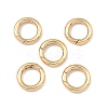SHEGRACE Brass Spring Gate Rings XGRQ58246-763G-1