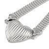 Brass Hollow Ball Chain Bracelets BJEW-H609-02P-2