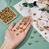 150Pcs 10 Style Tibetan Style Alloy Tube Bails FIND-DC0004-78-3