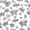 120Pcs 12 Styles Tibetan Style Alloy Charms TIBEP-CJ0001-99-3