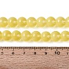 Transparent Glass Imitation Cat Eye Beads Strands GLAA-Q110-01C-17-4