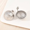 304 Stainless Steel Stud Earrings EJEW-G457-04B-P-2