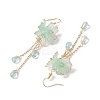 Flower Dangle Earrings EJEW-TA00636-02-4