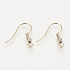 Brass Earring Hooks X-KK-T029-132LG-NF-2