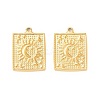 304 Stainless Steel Pendants STAS-A075-10G-1