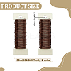 2 Rolls Baking Paint Iron Wire FIND-ME0002-71-2