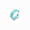 Spray Painted Alloy Cuff Rings RJEW-T011-28B-RS-3