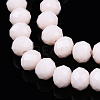 Opaque Solid Color Glass Beads Strands EGLA-A034-P2mm-D33-4