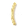 304 Stainless Steel Curved Tube Beads LS-STAS-M071-03B-G-2