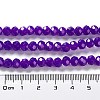 Baking Painted Imitation Jade Glass Bead Strands X-DGLA-A034-J6MM-A27-5