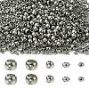 1256Pcs Stainless Steel Crimp Beads STAS-CJ0002-89-1
