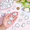 180Pcs Self Adhesive Paper Stickers DIY-SP0005-81-3