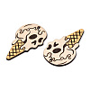 Single Face Printed Wood Pendants WOOD-B009-01L-2