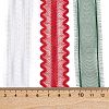 9 Yards 3 Styles Christmas Theme Polyester & Polycotton Ribbons Sets SRIB-A015-01A-02-3